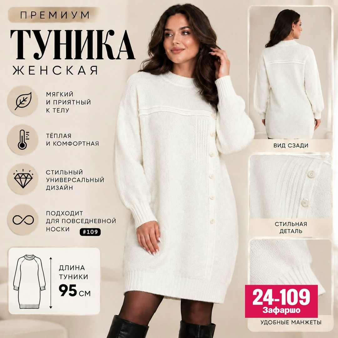 вязаные туники,туника теплая,платье вязаное,туника удлиненная,шерстяная туника