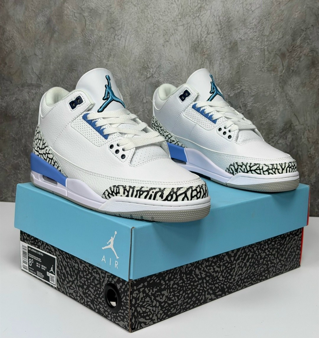 air jordan 3 unc,air jordan 3,кроссовки,nike air jordan 3 retro,nike air jordan 3