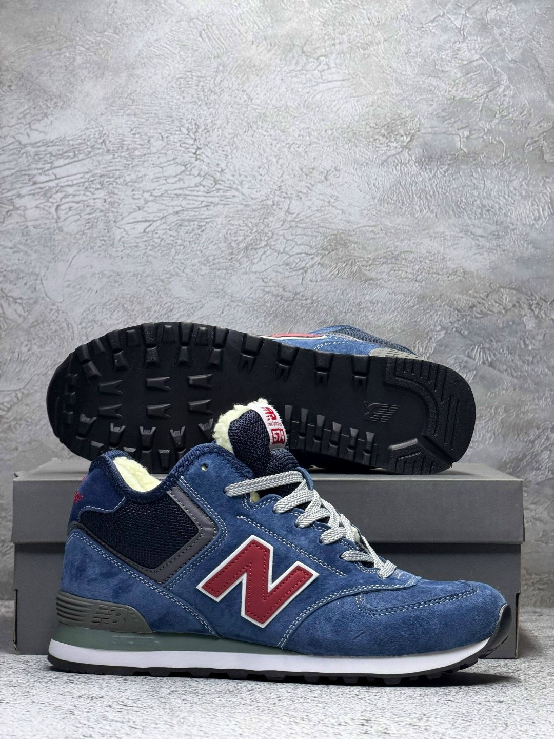 кроссовки зимние new balance 574,кроссовки new balance 574 высокие зимние,кроссовки new balance 574 синие на меху,зимние кроссовки new balance,кроссовки new balance