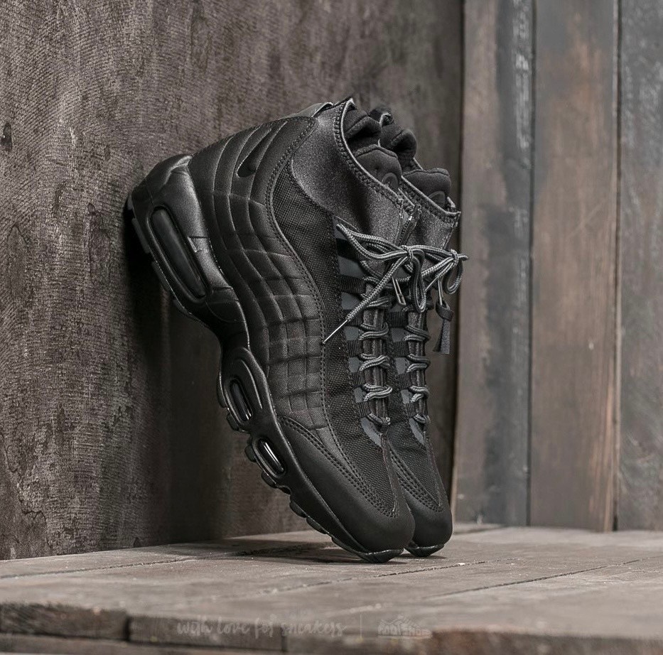 nike air max 95 sneakerboot,nike air max 95 sneakerboot black,кроссовки nike air max 95,nike air max 95 sneakerboot черные мужские,зимние кроссовки nike air max 95 sneakerboot
