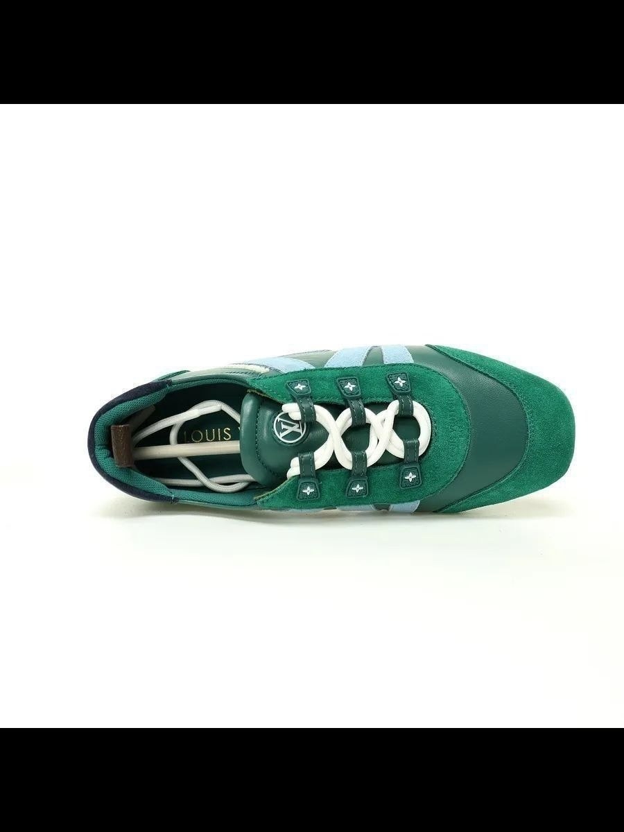 женские кроссовки louis vuitton sneakerina зеленые,,кроссовки louis vuitton,кроссовки lv,удобные кроссовки