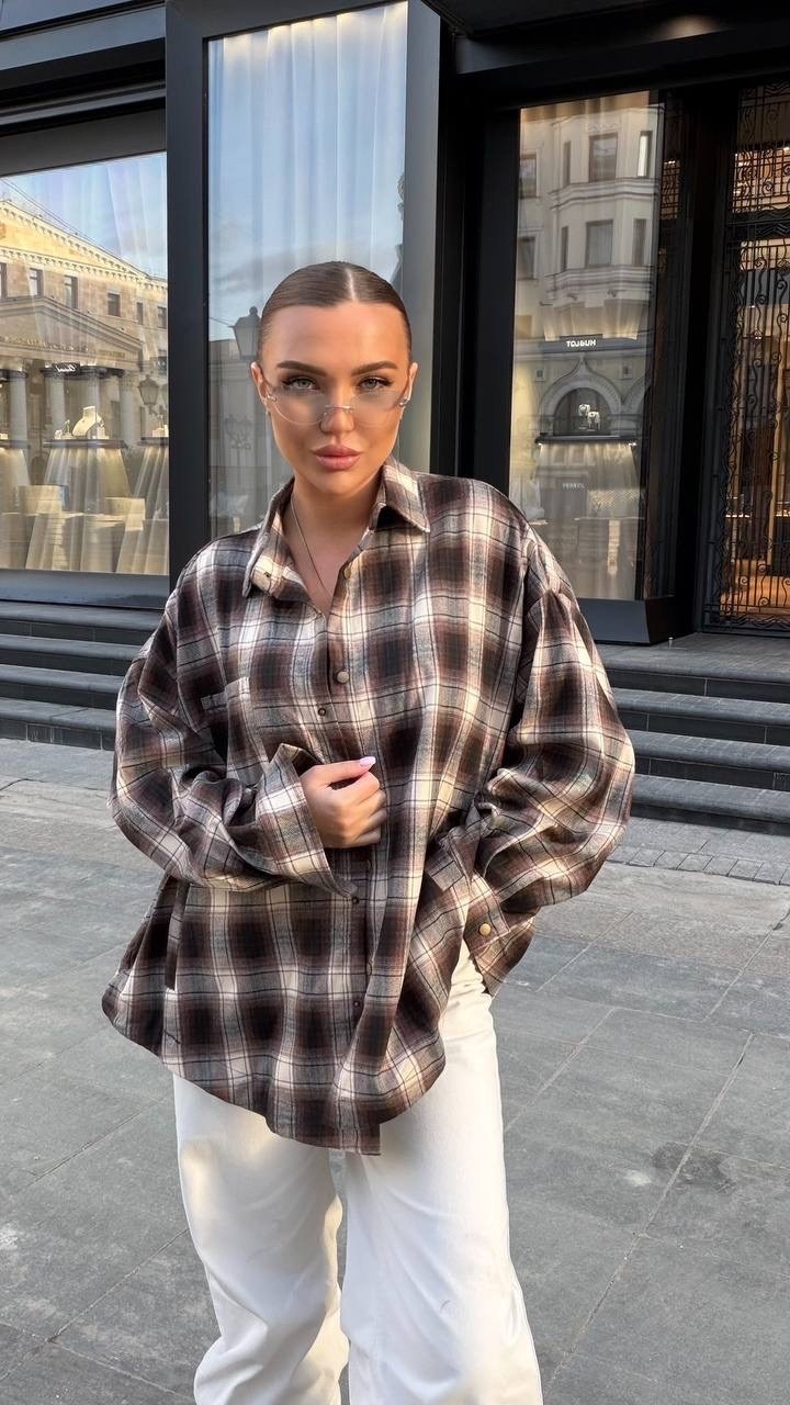 рубашка оверсайз в клетку betrendy wear,рубашка оверсайз в клетку удлиненная,рубашка оверсайз в клетку удлиненная thirteen brand,женская рубашка в клетку,рубашка в клетку женская оверсайз