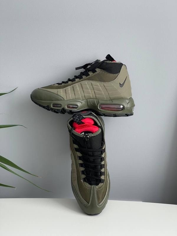 nike air max 95 sneakerboot,мужские кроссовки nike air max 95,кроссовки nike air max 95,кроссовки nike air max 95 sneakerboot green,nike air max 95 sneakerboot green