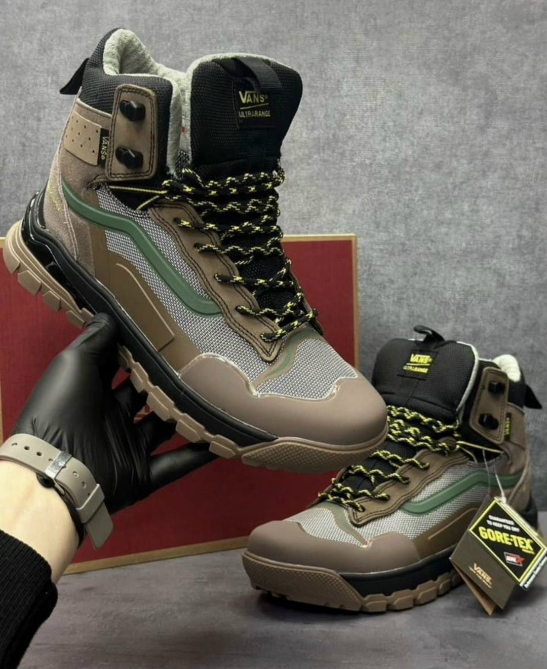 ботинки vans,,vans ultrarange exo hi mte 3,мужские зимние ботинки,ботинки