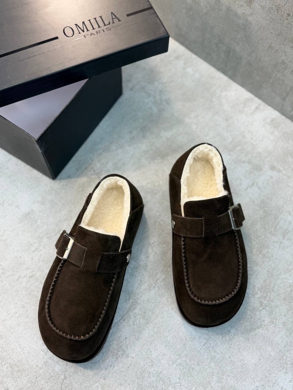 , женская,сабо birkenstock, повседневные,женские зимние лоферы