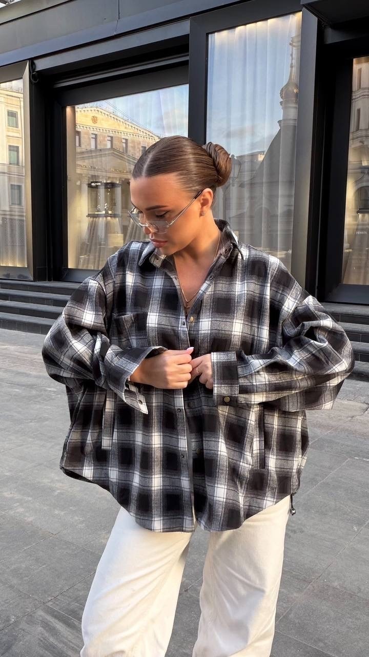 рубашка оверсайз в клетку betrendy wear,рубашка оверсайз в клетку удлиненная,рубашка оверсайз в клетку удлиненная thirteen brand,женская рубашка в клетку,рубашка в клетку женская оверсайз