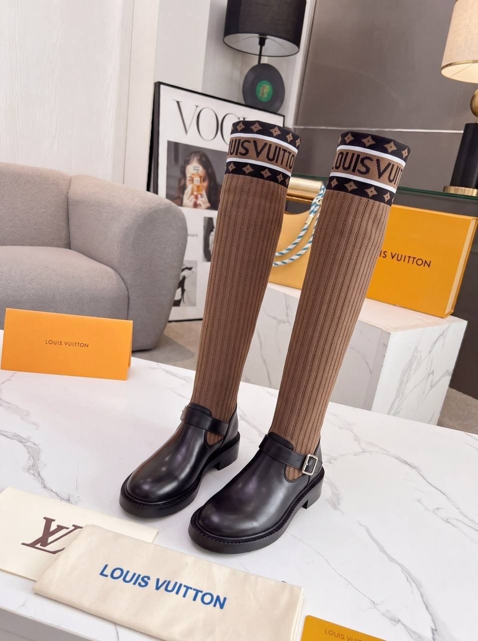 сапоги louis vuitton,,высокие сапоги,женские сапоги,валенки луи виттон