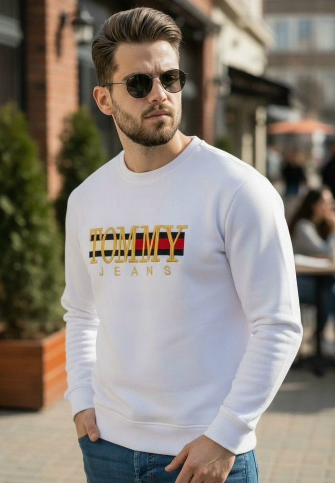 свитшот мужской tommy hilfiger,мужской свитшот,толстовки свитшот,кофта мужская,свитшот томми хилфигер