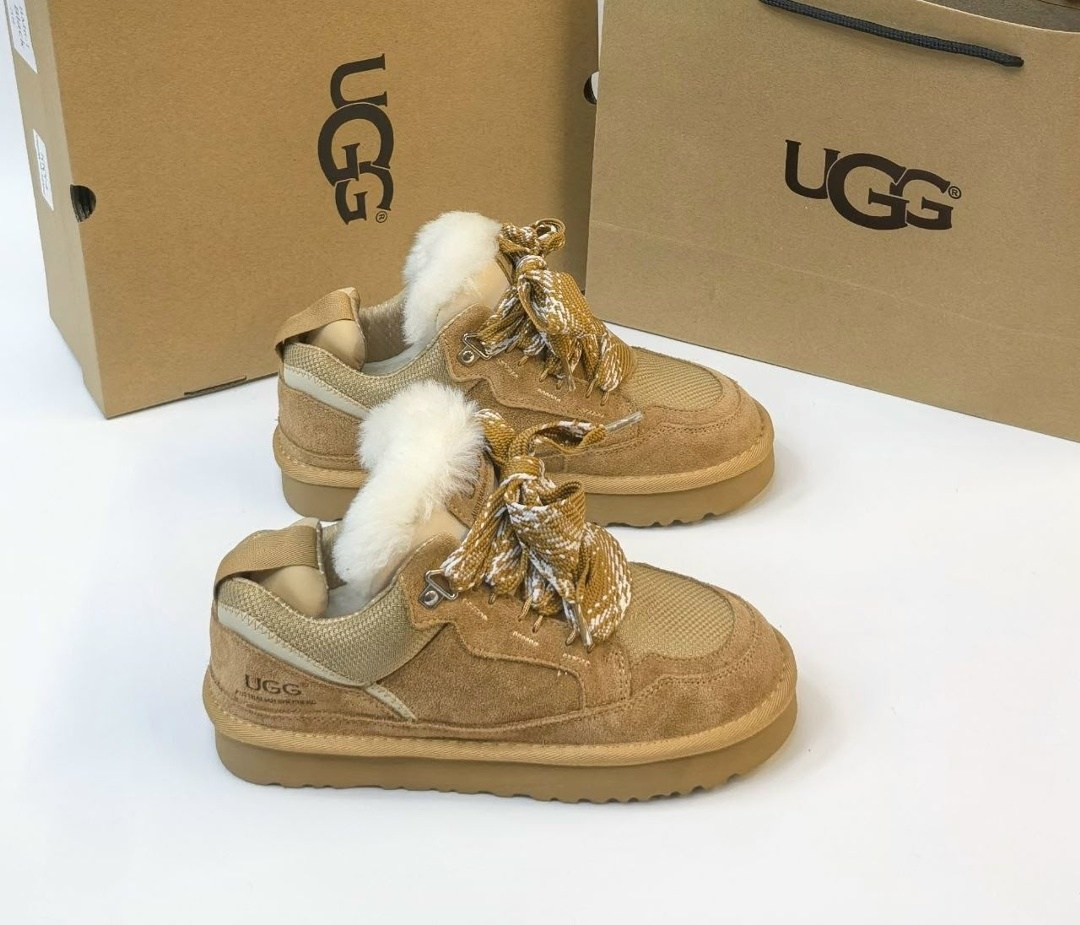 ugg кроссовки,,ugg женские,ugg женские ботинки с мехом lowmel beige,кроссовки зимние ugg lowmel женские