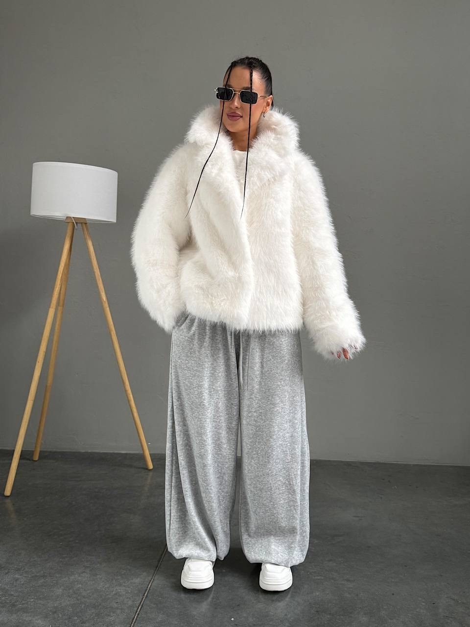 шуба короткая серая экомех yana furs,искусственная шуба,шуба из эко меха,шуба из экомеха,женская искусственная шуба