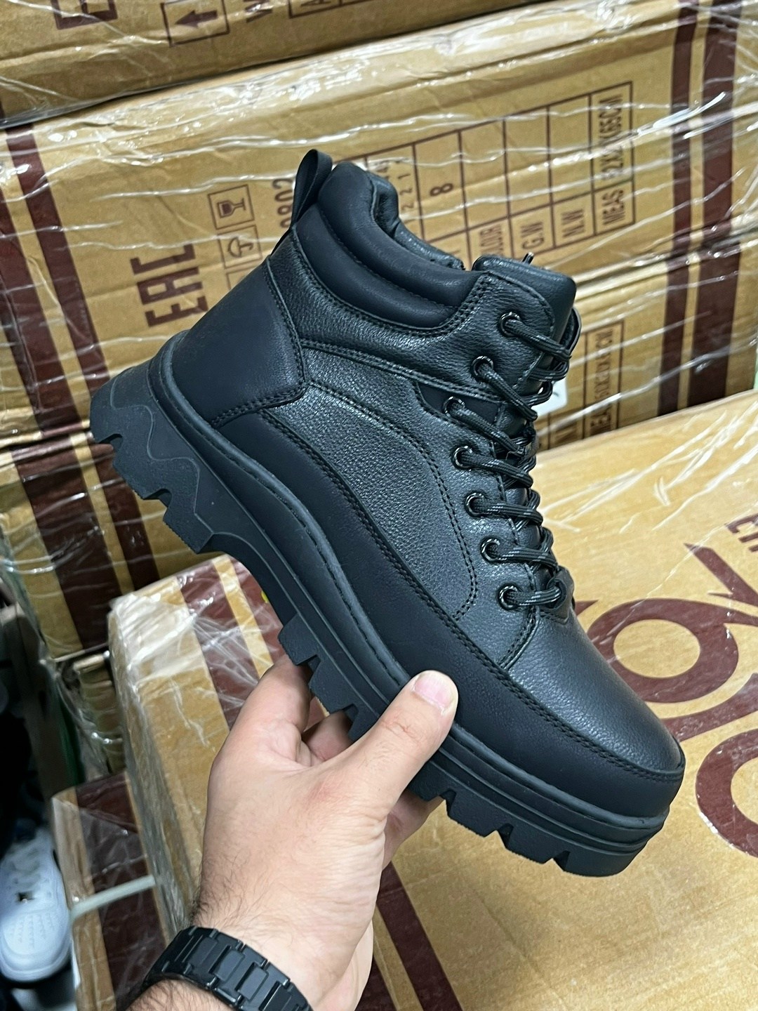 мужские зимние ботинки,мужские ботинки,ботинки зимние мужские m183-2 black,,ботинки