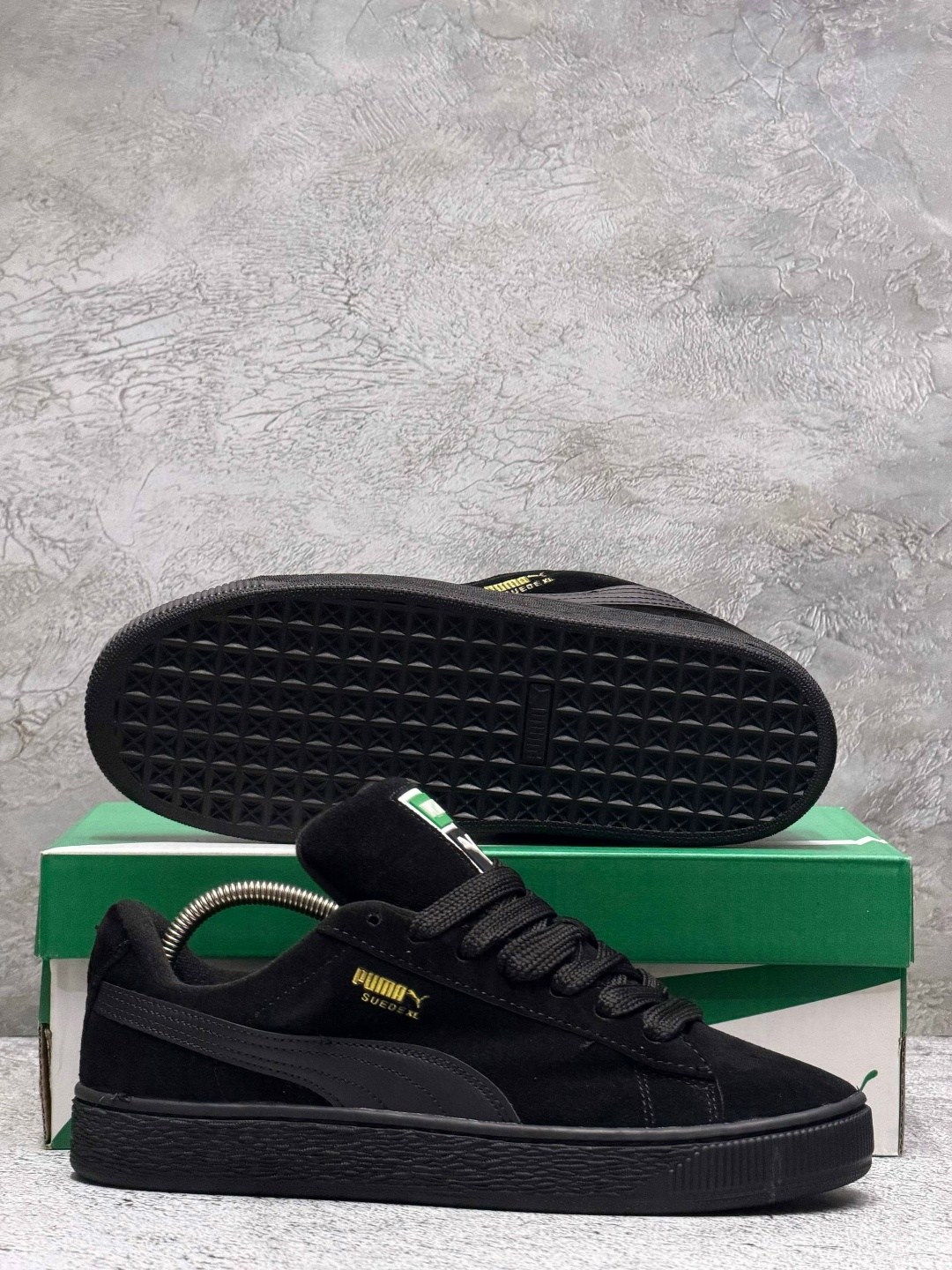 кроссовки puma,кеды мужские puma suede xl puma black,кроссовки puma suede xl,мужские кроссовки puma,кроссовки дутые puma suede xl