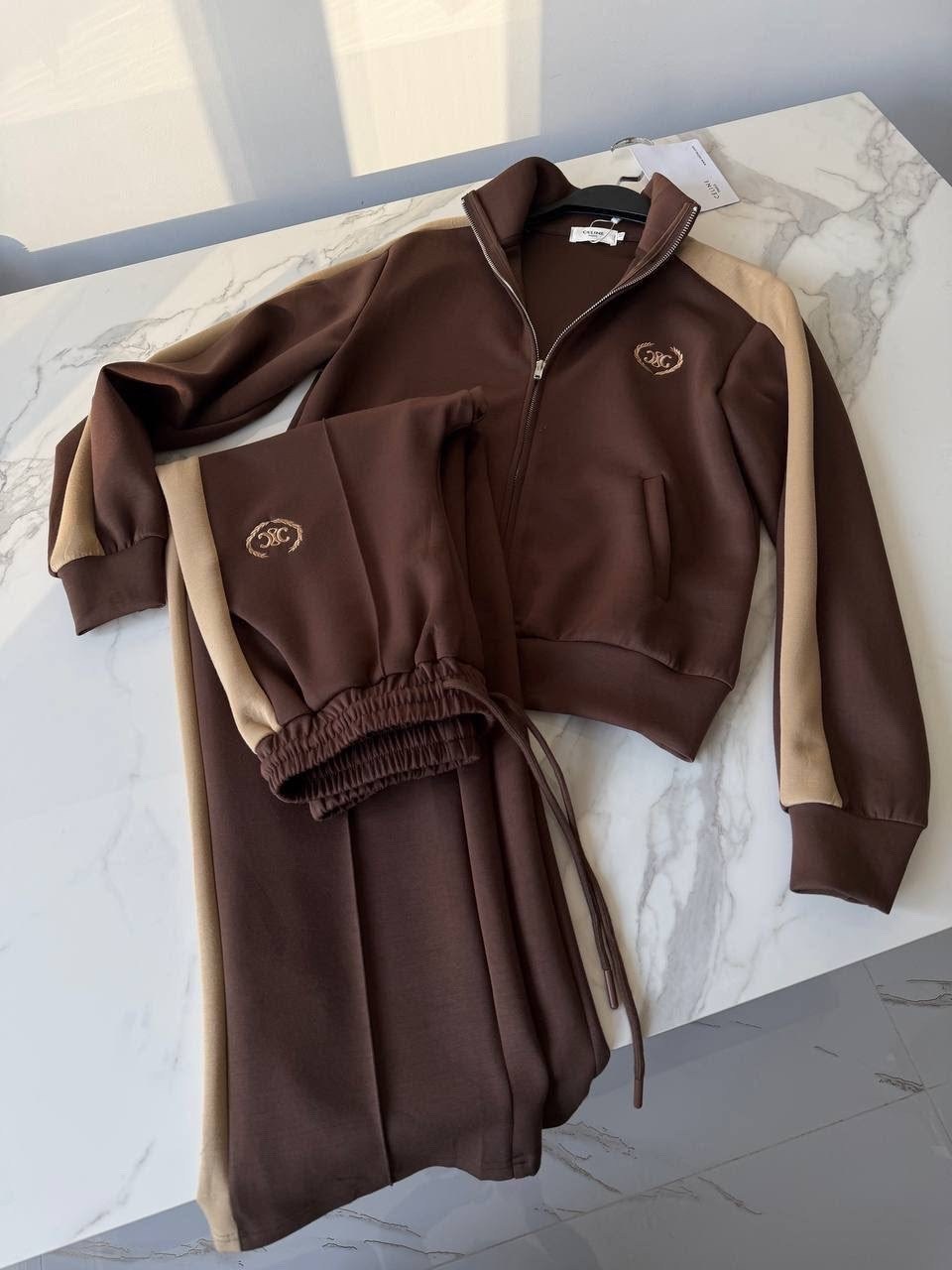 спортивные костюм,спортивная одежда для женщин,костюм спортивный celine,костюм celine
