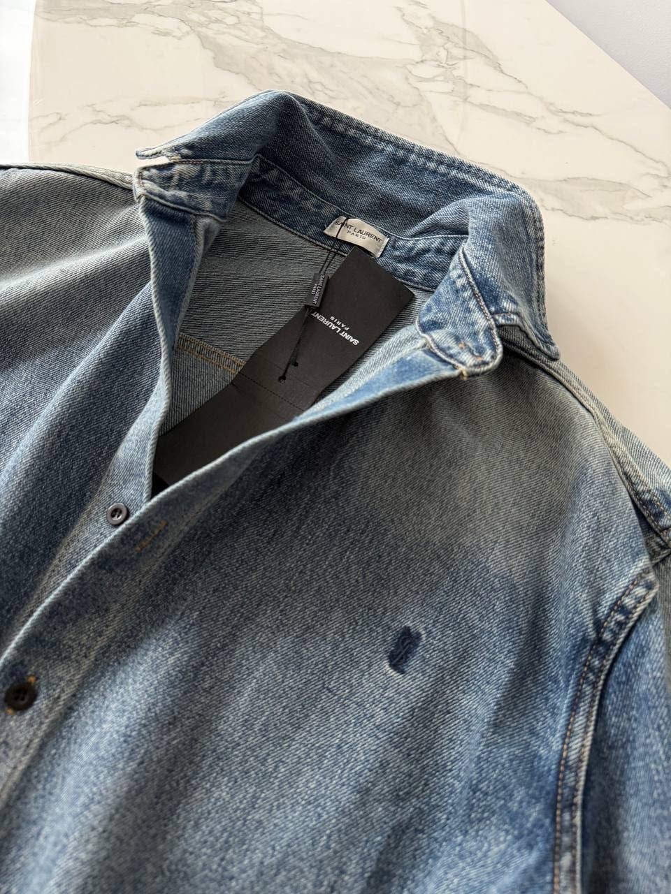 джинсовые рубашки,джинсовая рубашка saint laurent,джинсовая рубашка с длинным рукавом,джинсовая рубашка мужская,женские джинсовые рубашки