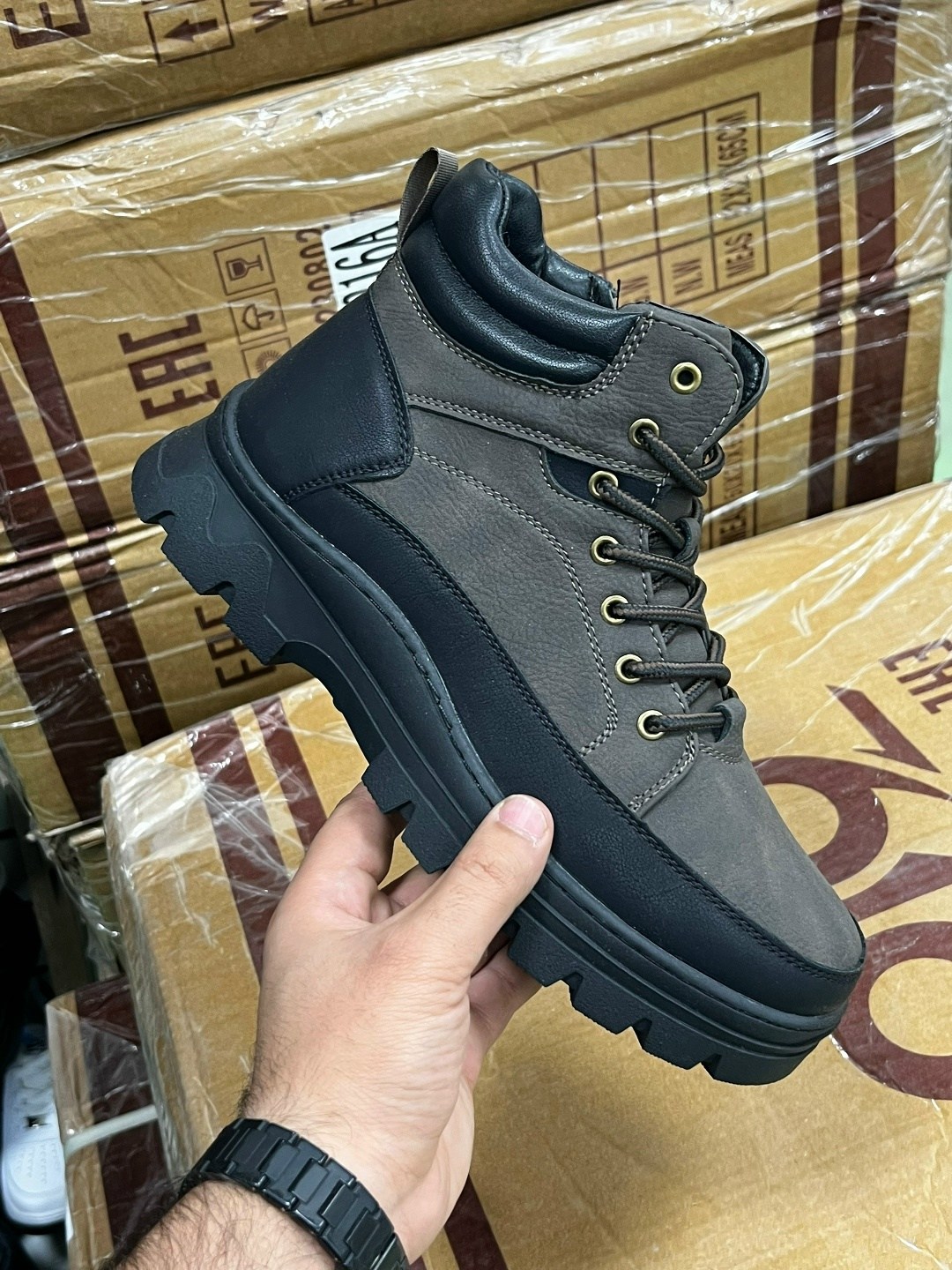 мужские зимние ботинки,мужские ботинки,ботинки зимние мужские m183-2 black,,ботинки