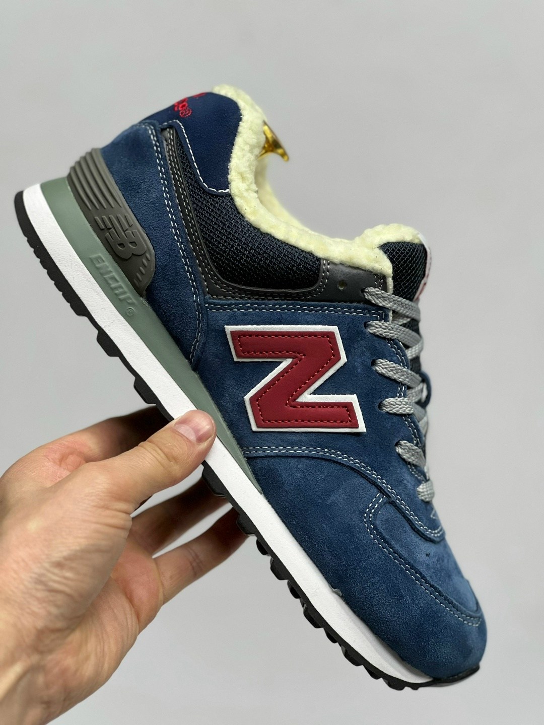 кроссовки new balance 574,зимние кроссовки new balance 574,кроссовки new balance,кроссовки new balance 574 синие на меху,кроссовки мужские new balance 574
