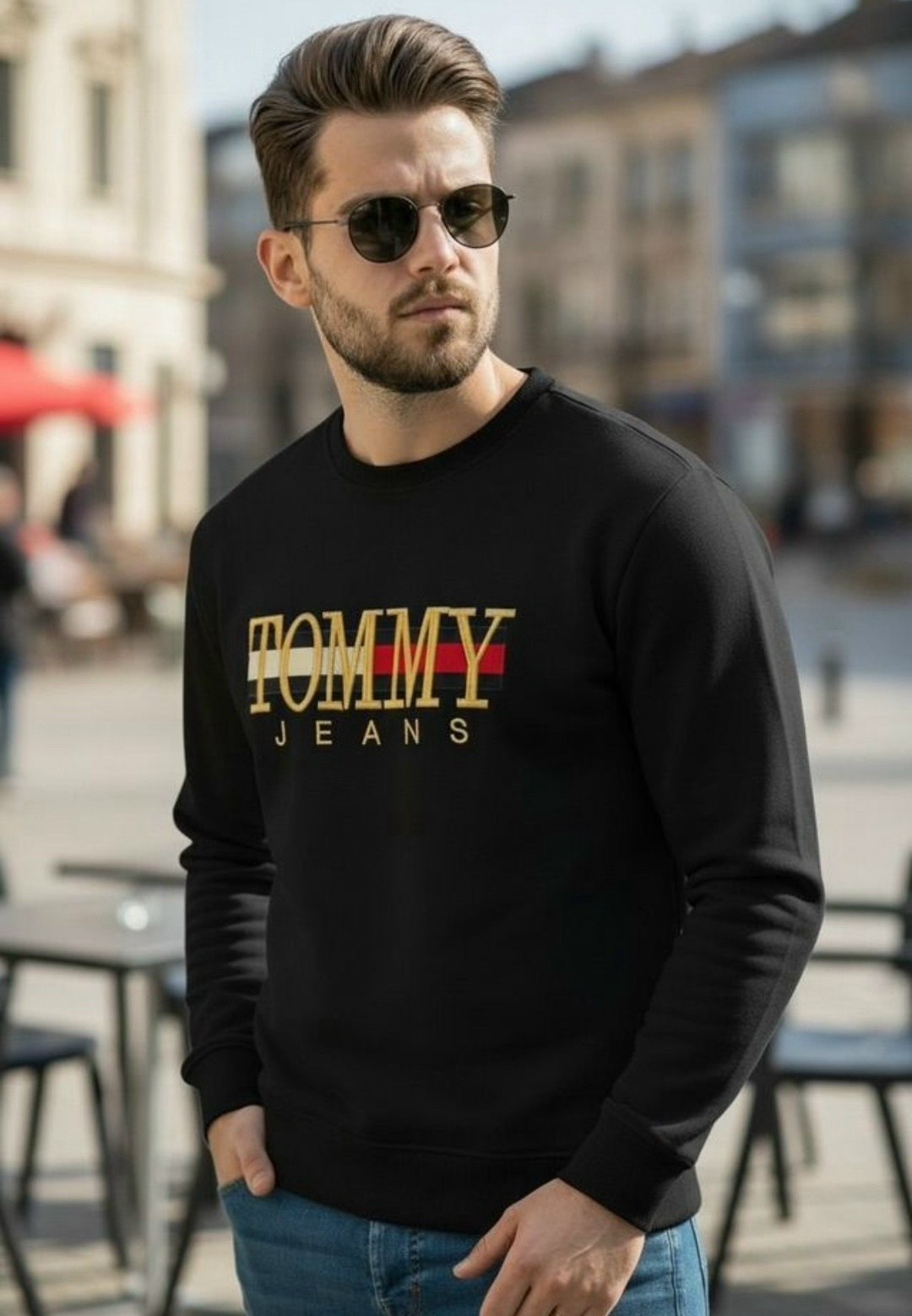 свитшот мужской tommy hilfiger,мужской свитшот,толстовки свитшот,кофта мужская,свитшот томми хилфигер