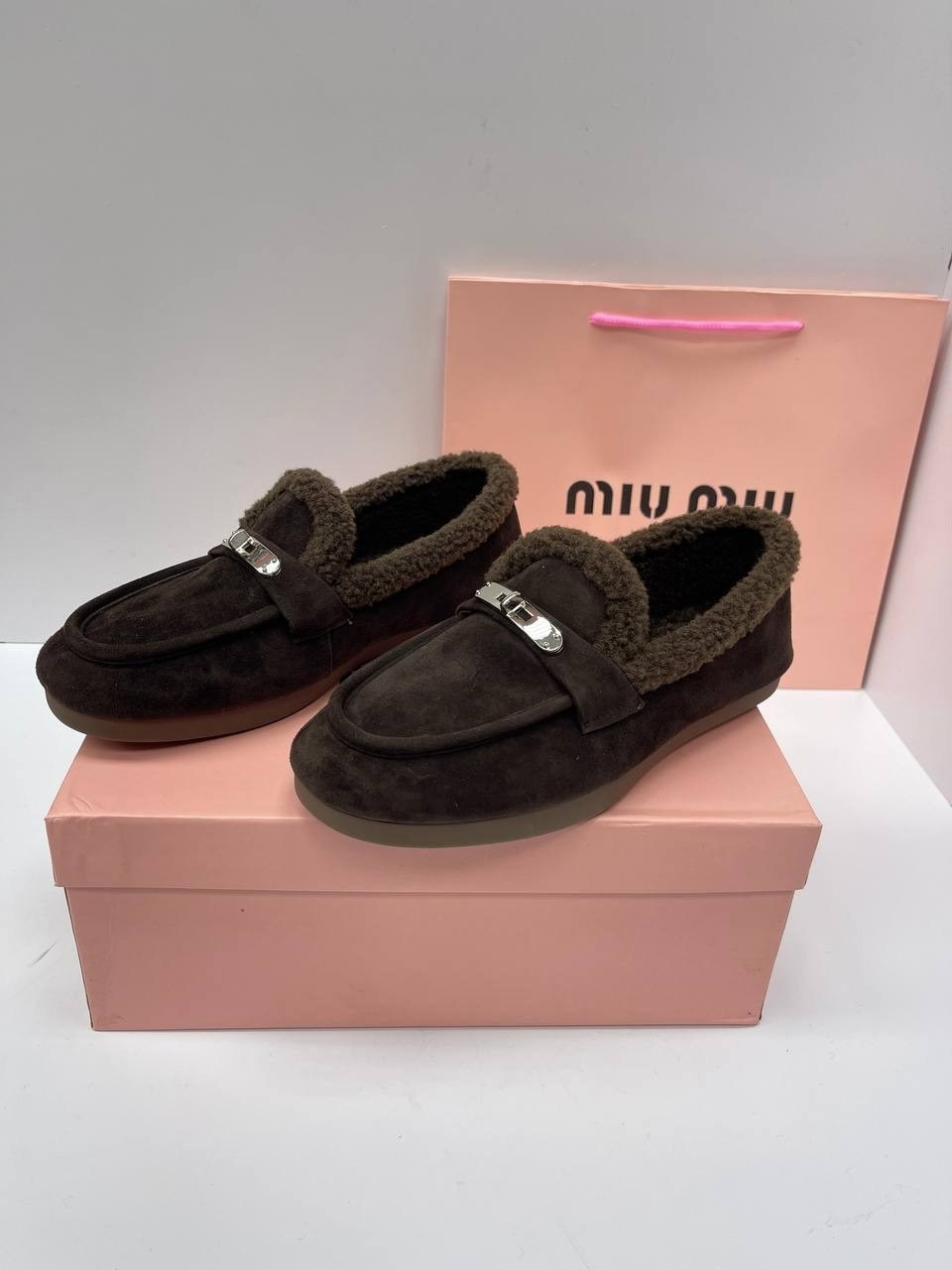 ,лоферы с мехам,лоферы женские, женская,лоферы miu miu