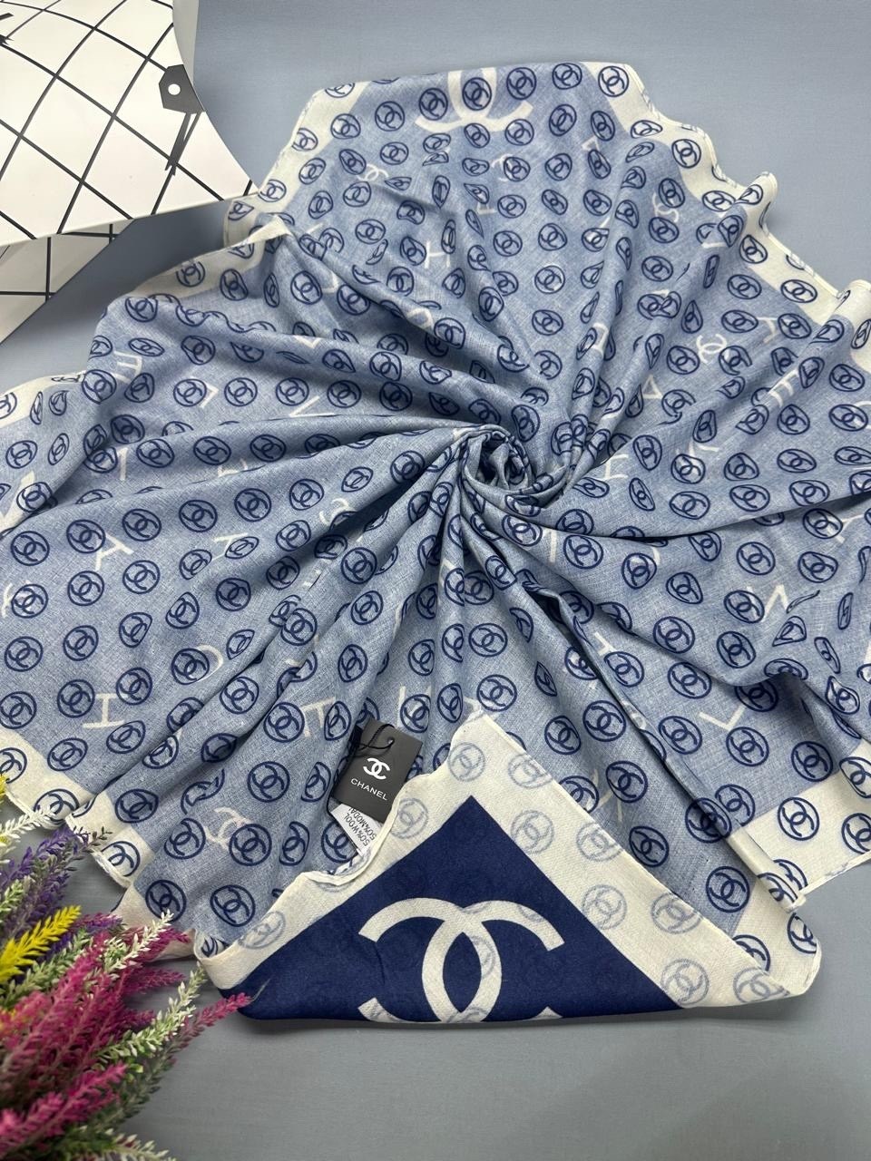 платок chanel,платки шанель,брендовый платок,шелковый платок chanel,шарфы и платки