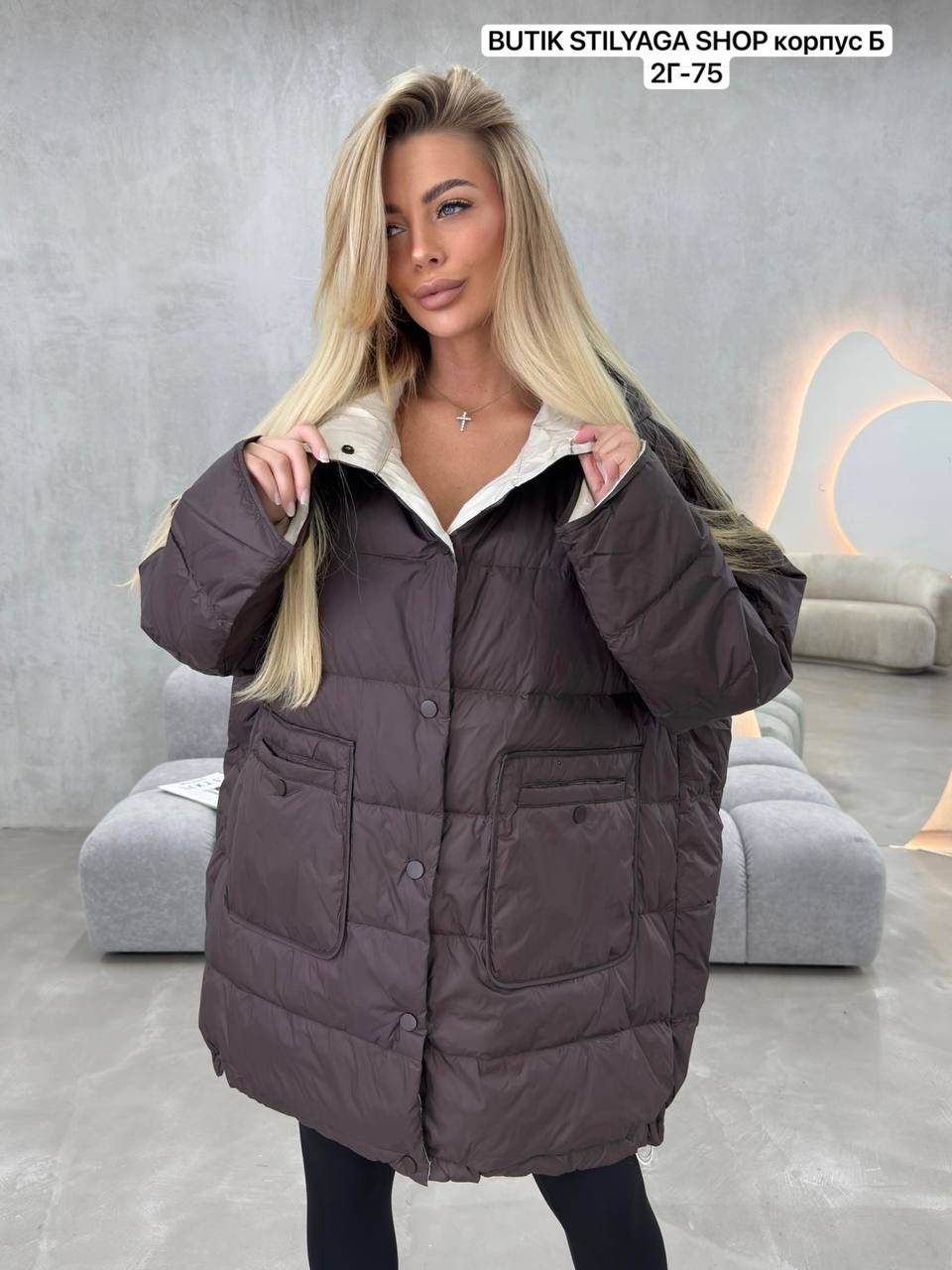 куртка зимняя длинная с капюшоном thh shop,куртка зимняя удлиненная с капюшоном hanan fashion,куртка женская,пуховики оверсайз,пуховик женский