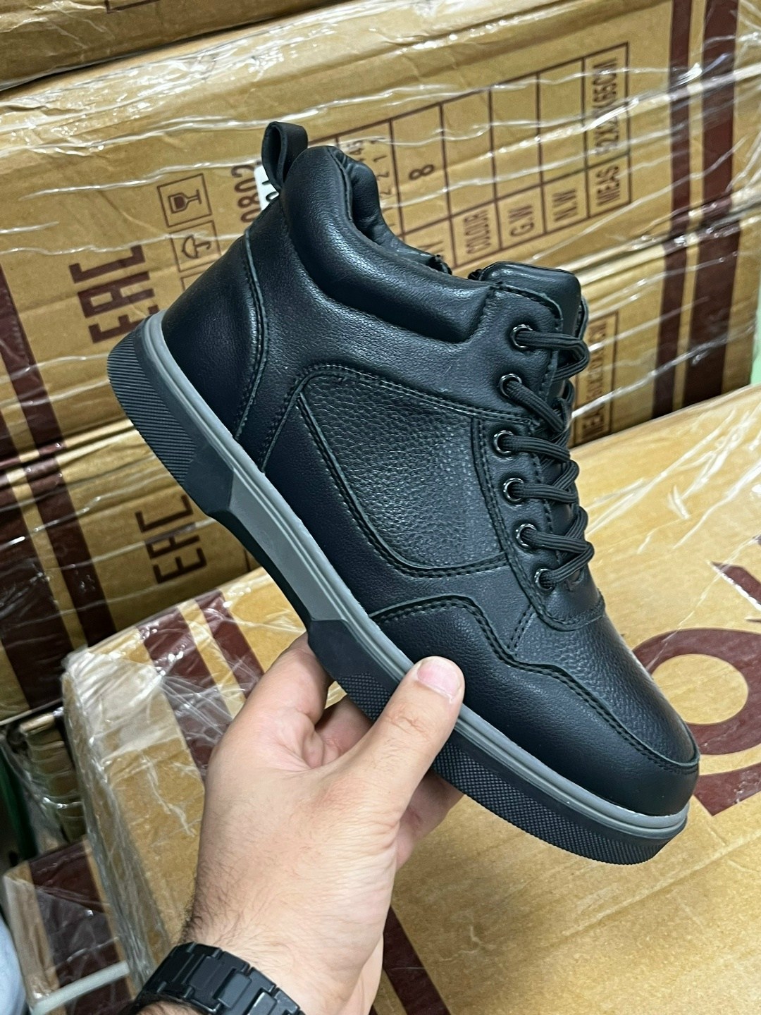 мужские зимние ботинки,мужские ботинки,ботинки зимние мужские m183-2 black,,ботинки