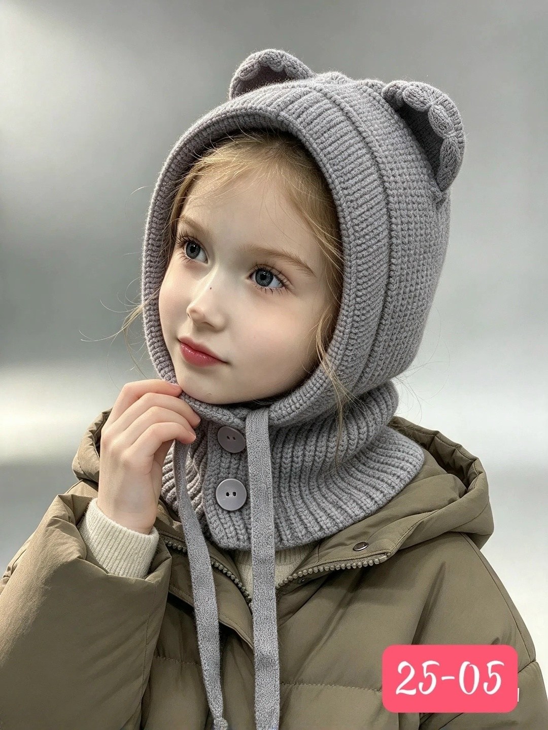 капор детский на флисе angelcaps,шапка шлем для девочки демисезонная поляярик,капор angelcaps,капор angelcaps с ушками,манишка детская