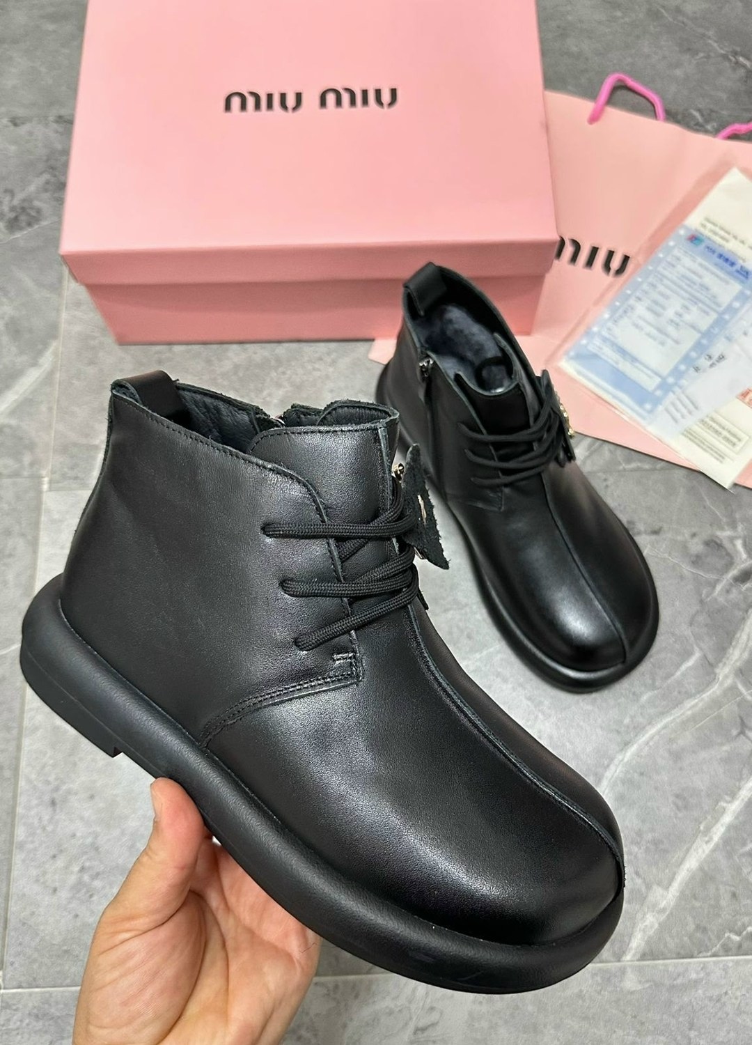 женские ботинки miu miu,, женская,ботинки miu miu шоколадные,miu miu ботинки