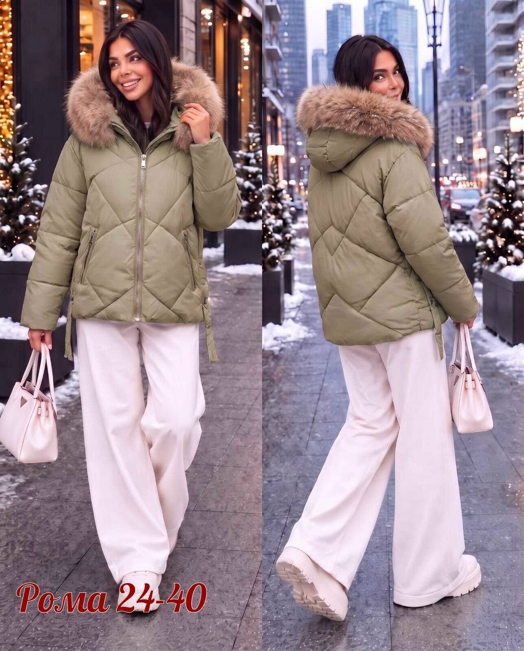 женская зимняя куртка с искусственным мехом t fashion,куртка женская зимняя,зимняя куртка,куртка пуховик зимний,зимняя куртка с мехом