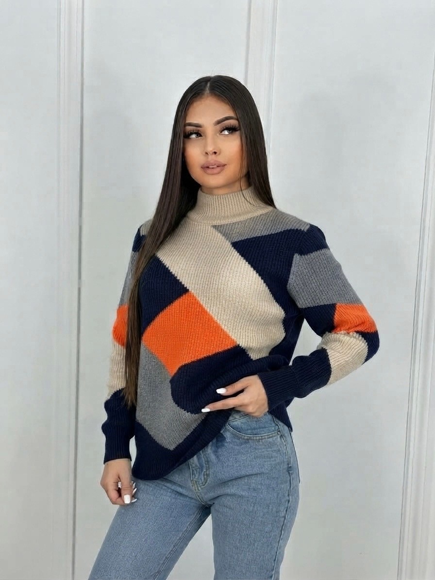 свитер оверсайз шерстяной вязаный с горлом a&p fashion shop,свитер теплый джемпер,свитера женские,дизайн свитера,свитер