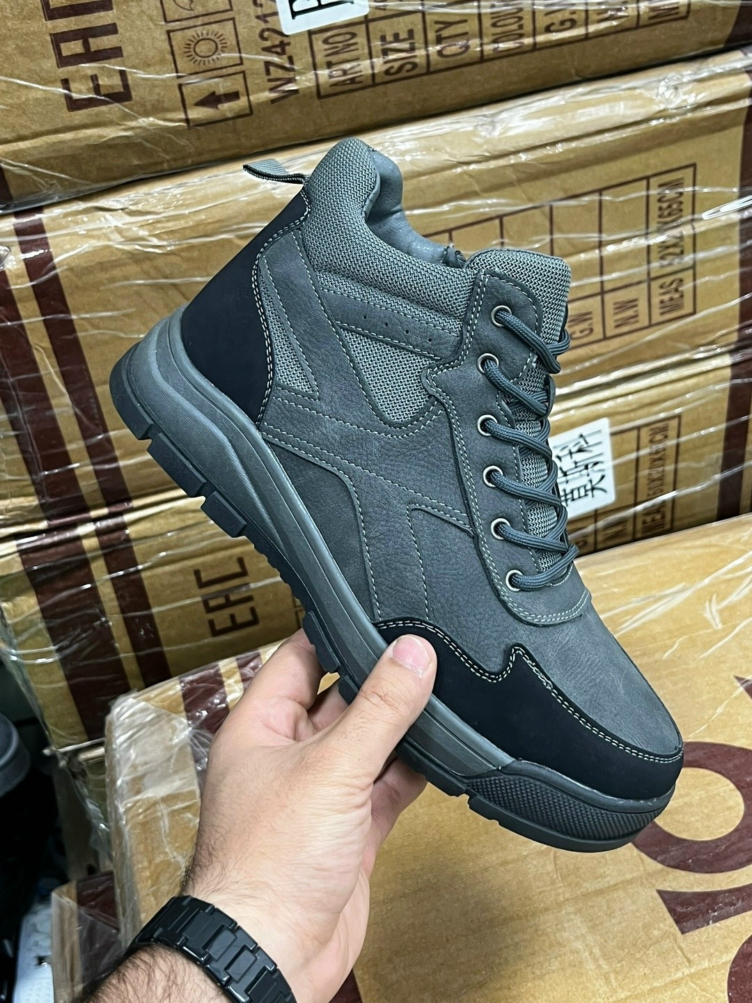 мужские зимние ботинки,мужские ботинки,ботинки зимние мужские m183-2 black,,ботинки