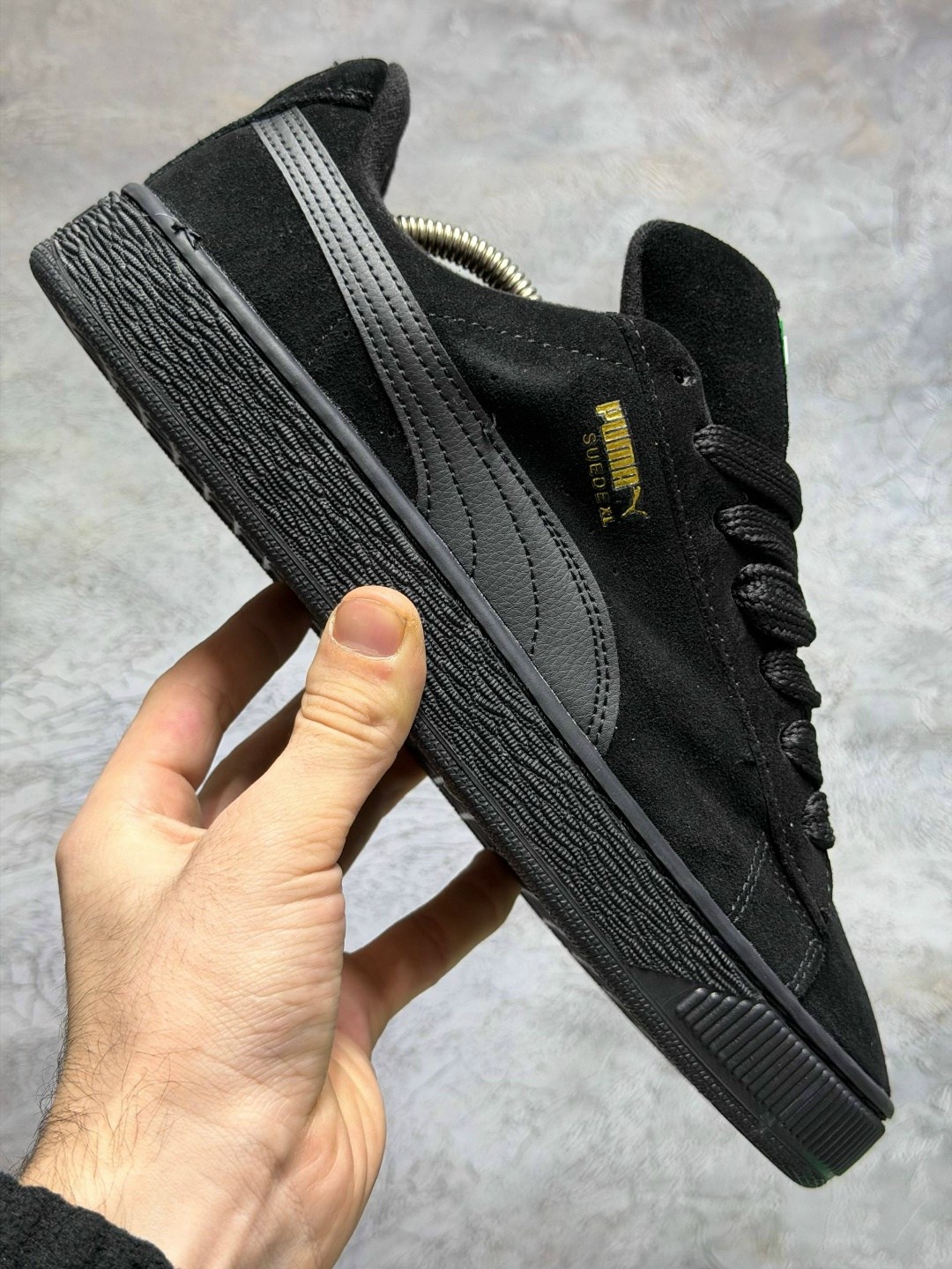 кроссовки puma,кеды мужские puma suede xl puma black,кроссовки puma suede xl,мужские кроссовки puma,кроссовки дутые puma suede xl