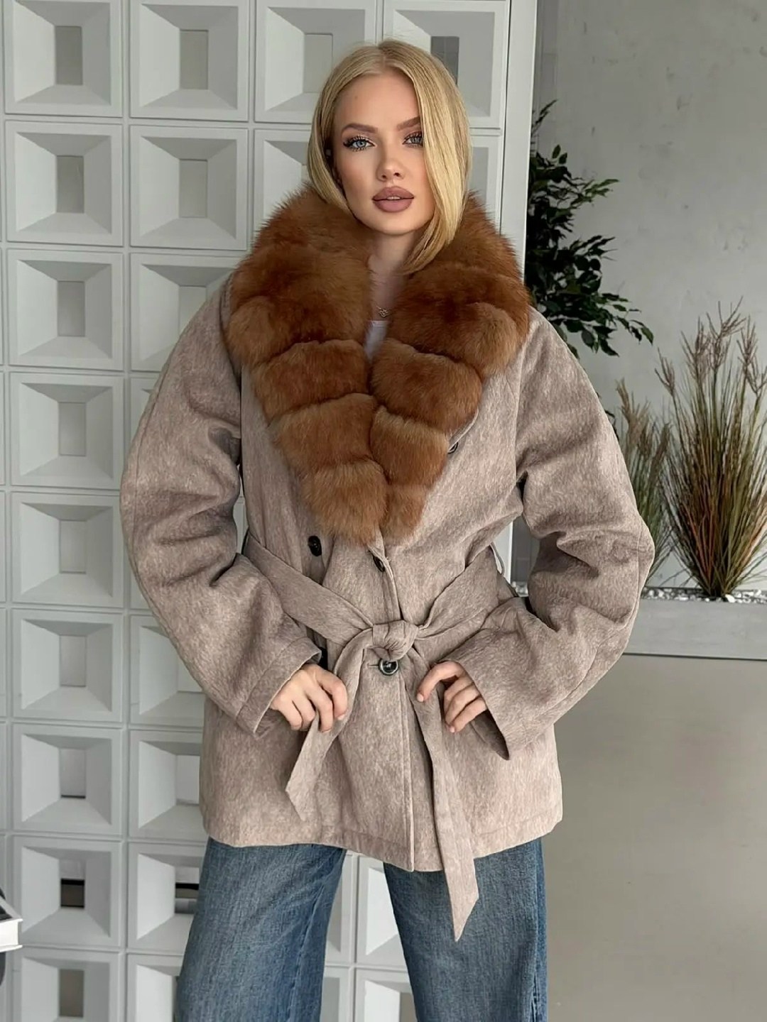 пальто кашемировое с мехом,кашемировое пальто с мехом куницы yana kraft brand,пальто с мехом,меховая куртка,кашемир пальто