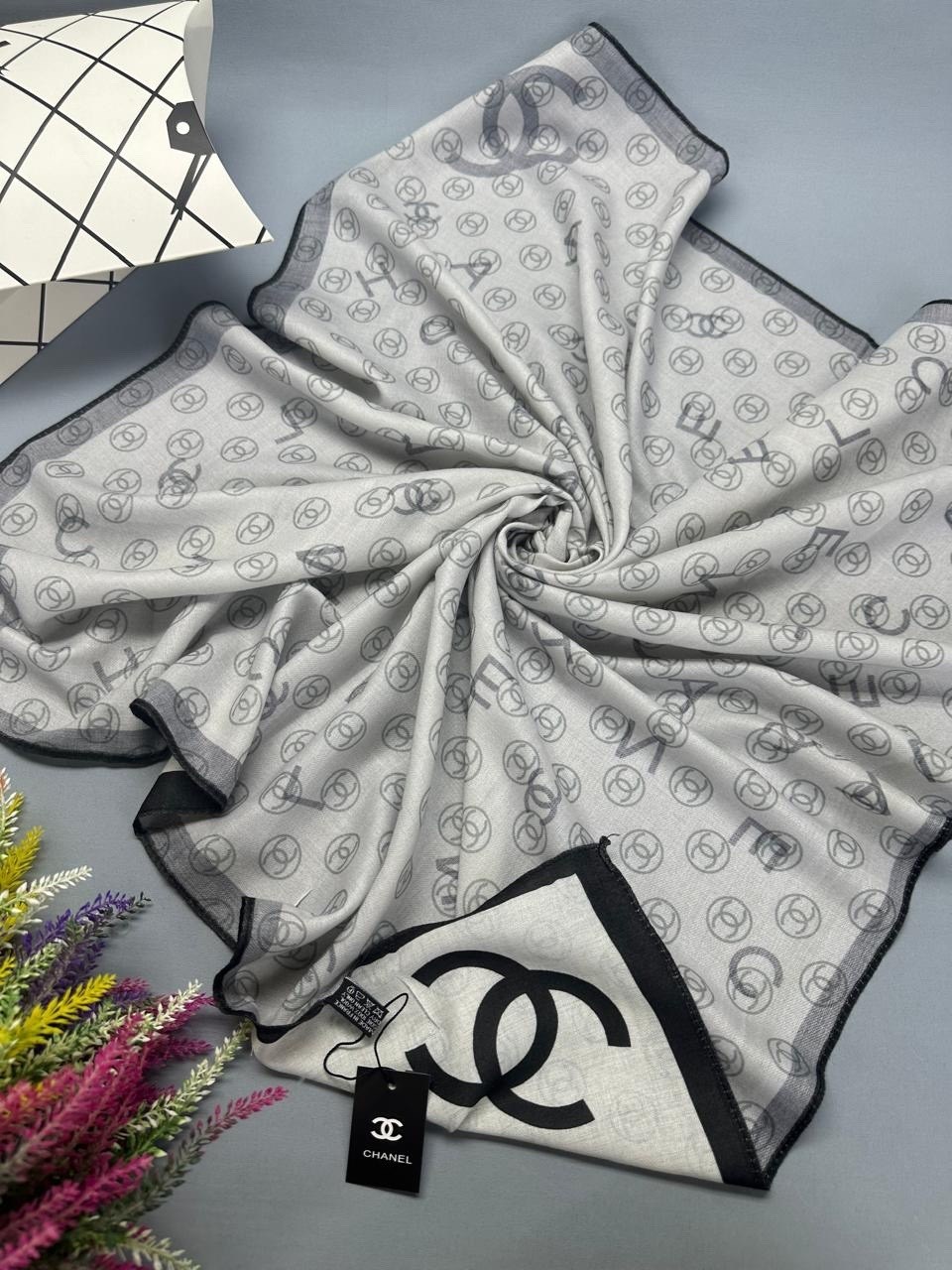 платок chanel,платки шанель,брендовый платок,шелковый платок chanel,шарфы и платки