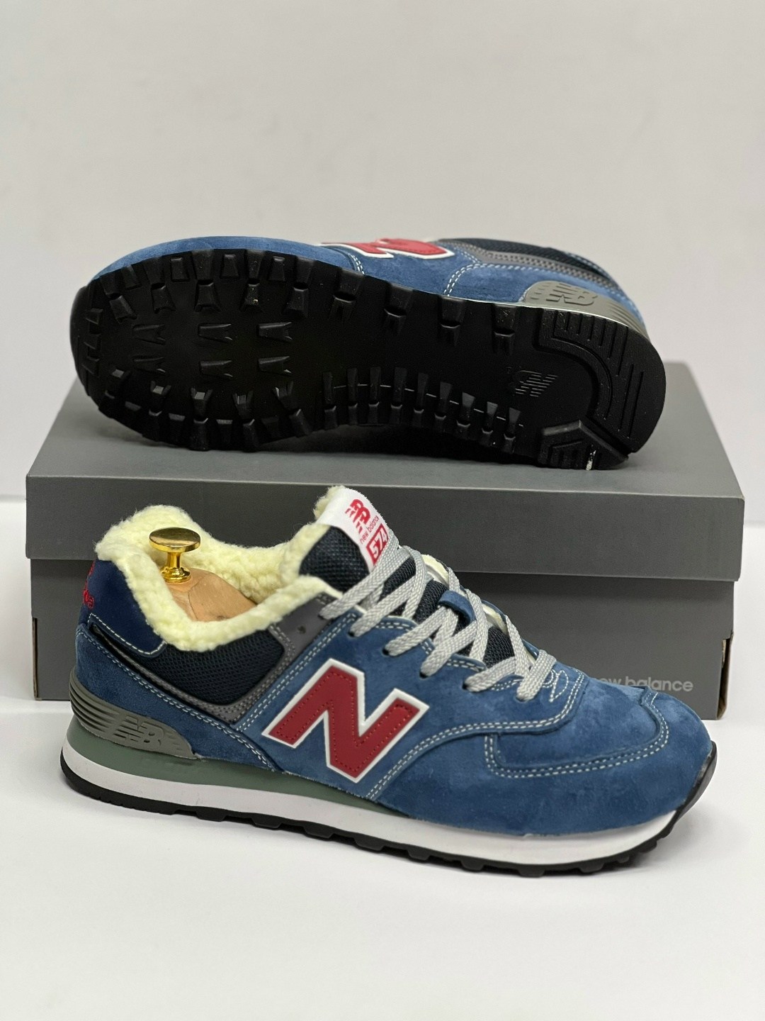 кроссовки new balance 574,зимние кроссовки new balance 574,кроссовки new balance,кроссовки new balance 574 синие на меху,кроссовки мужские new balance 574