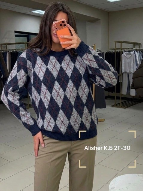 gradient square knit sweater,свитер,модный джемпер,gradient square knit sweater black,женские свитера