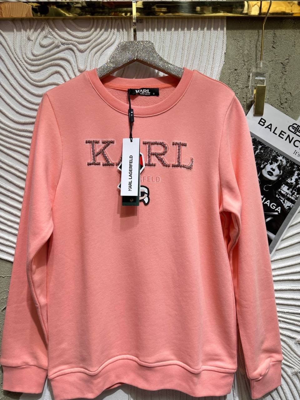 свитшот женский karl lagerfeld,karl lagerfeld свитшот,свитшот женская,толстовка karl lagerfeld,розовый свитшот