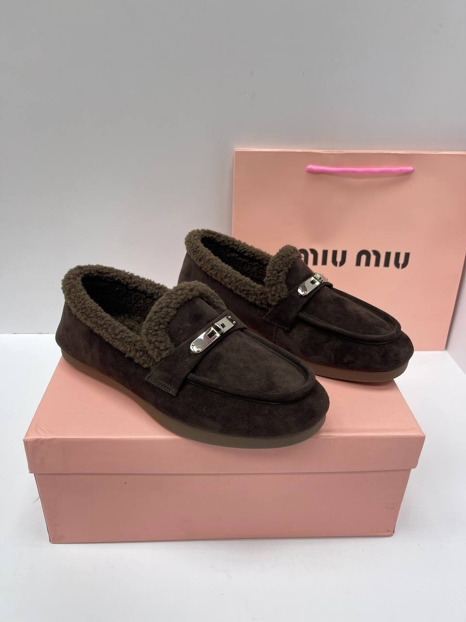 ,лоферы с мехам,лоферы женские, женская,лоферы miu miu