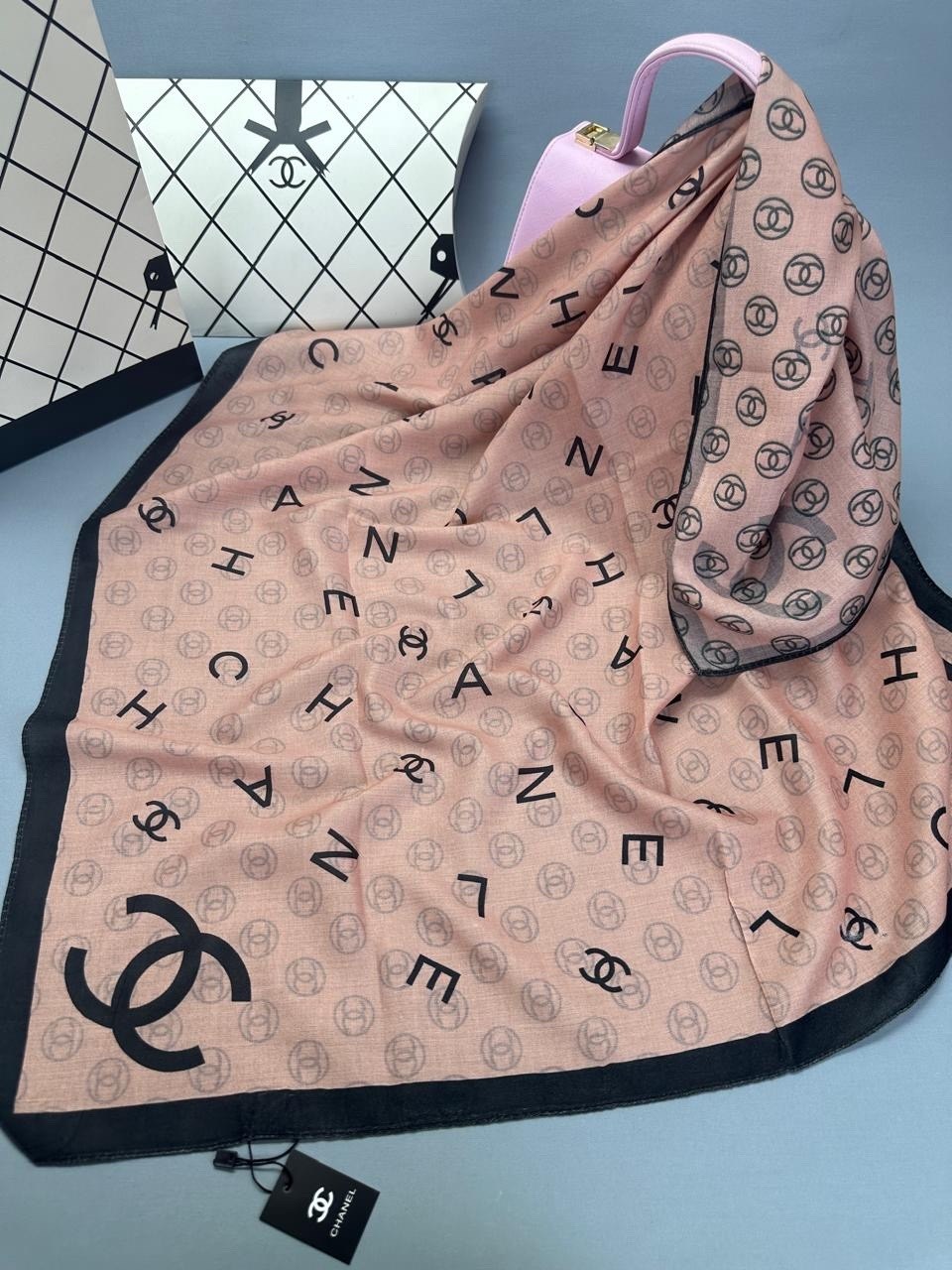 платок chanel,платки шанель,брендовый платок,шелковый платок chanel,шарфы и платки