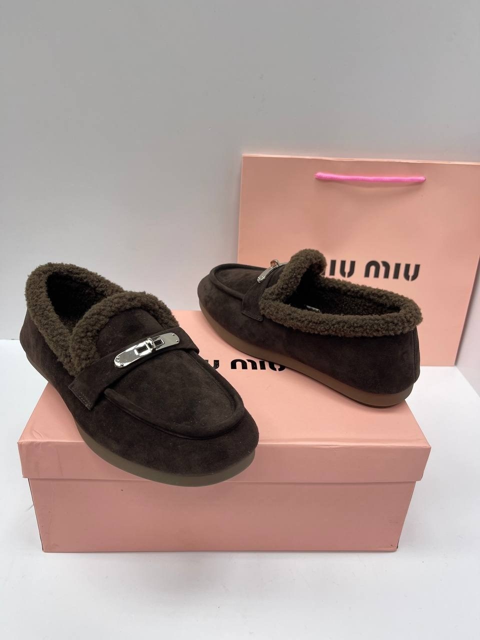 ,лоферы с мехам,лоферы женские, женская,лоферы miu miu