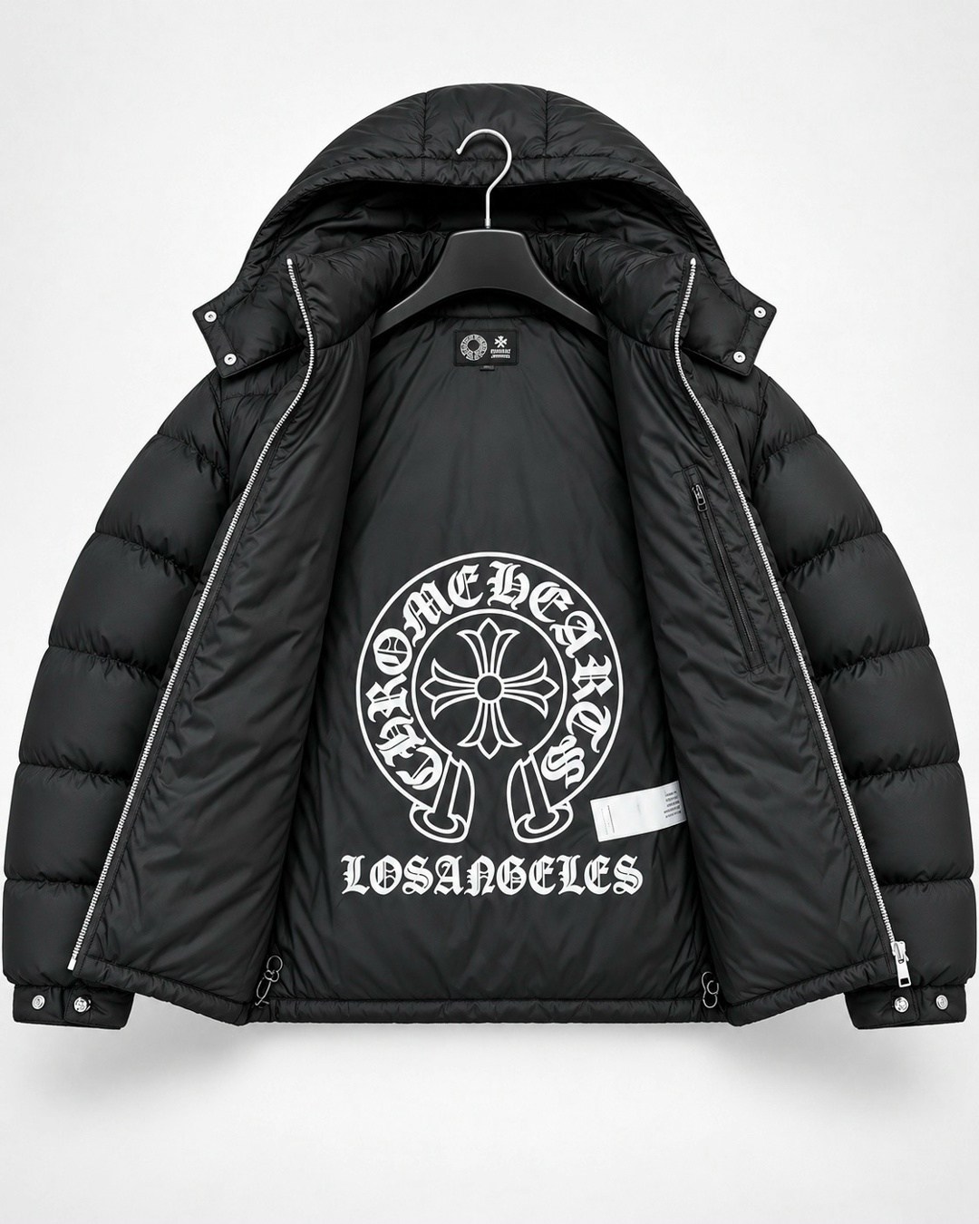 мужская зимняя куртка,пуховик,пуховик мужской,пуховик chrome hearts,куртка