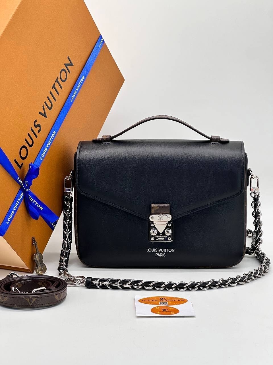 сумка женская louis vuitton,сумки кросс боди женские,сумкa louis vuitton,женская сумка louis vuitton lockme a125261 22/16 см чёрная,сумка женские