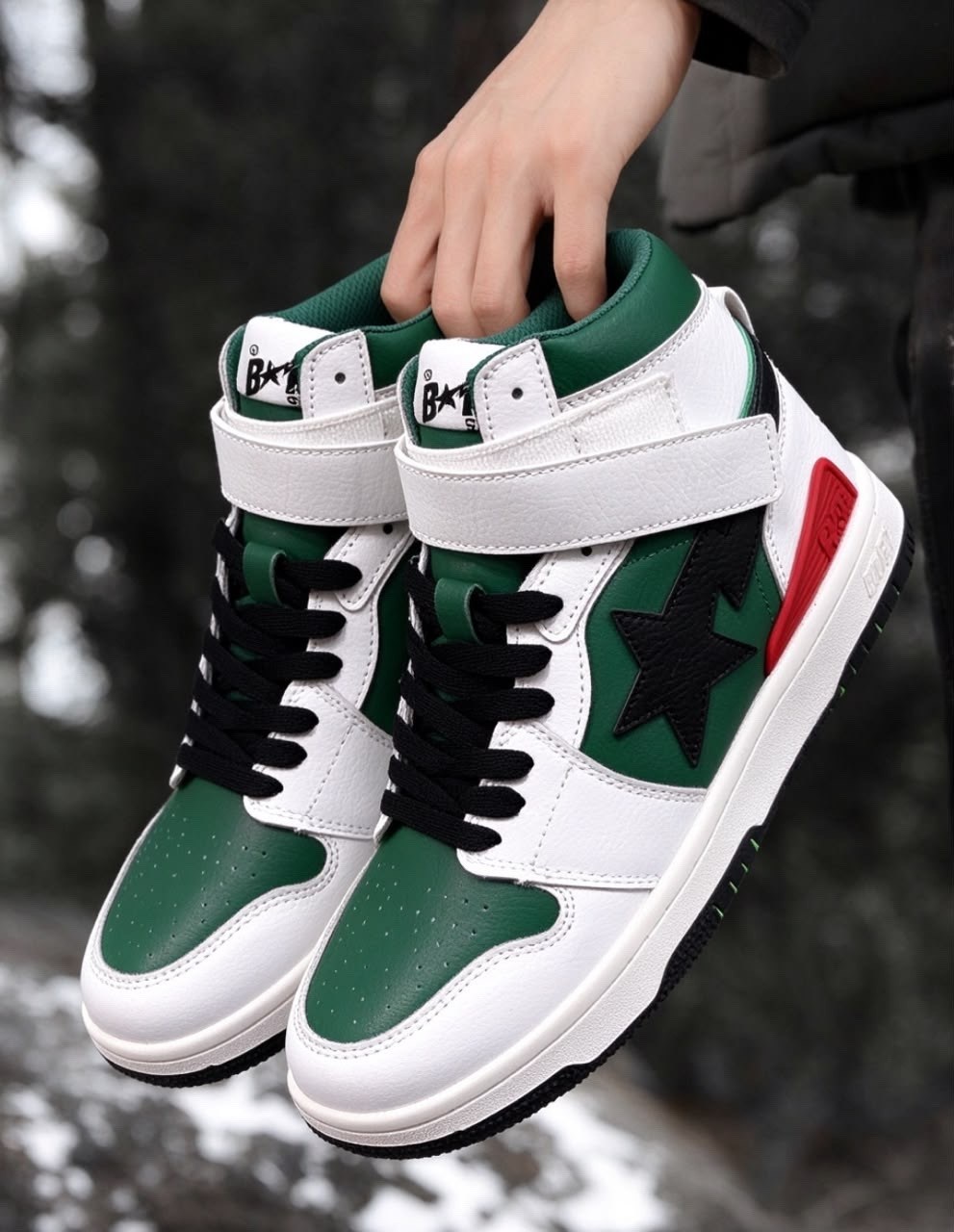 кроссовки,,bape кроссовки,спортивная ,высокие кроссовки