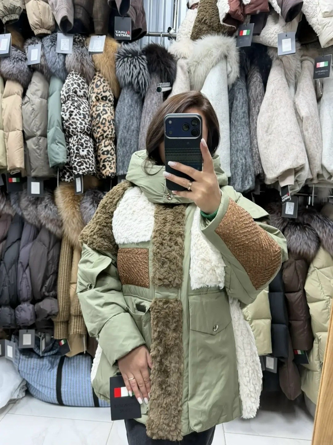 куртка демисезонная с меховыми вставками oksana utova brand,теплая куртка,демисезонная куртка,женская зимняя куртка,пуховик женский