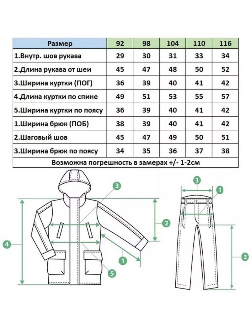 длина куртки,botchkova демисезонный костюм,куртка демисезонная,костюм демисезонный,kalborn зимний комбинезон размерная сетка