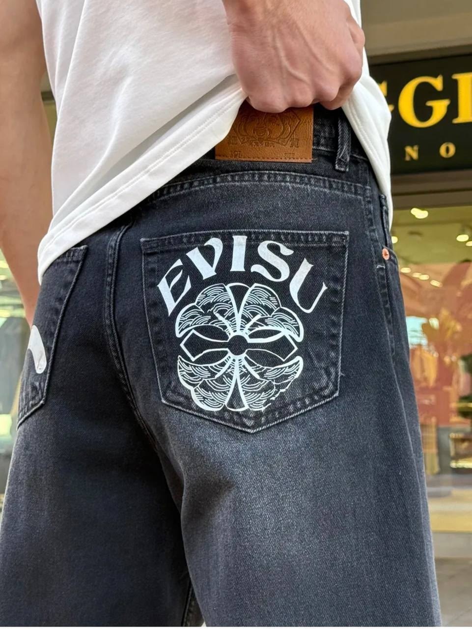 джинсы широкие evisu,джинсы широкие,мужские джинсы,джинсы широкие stussy,брюки джинсы