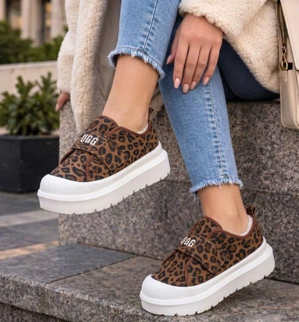 ,женские угги,брендовые кеды ugg на толстой подошве с мехом, женская,зимние кеды ugg из натуральной замши на липучке