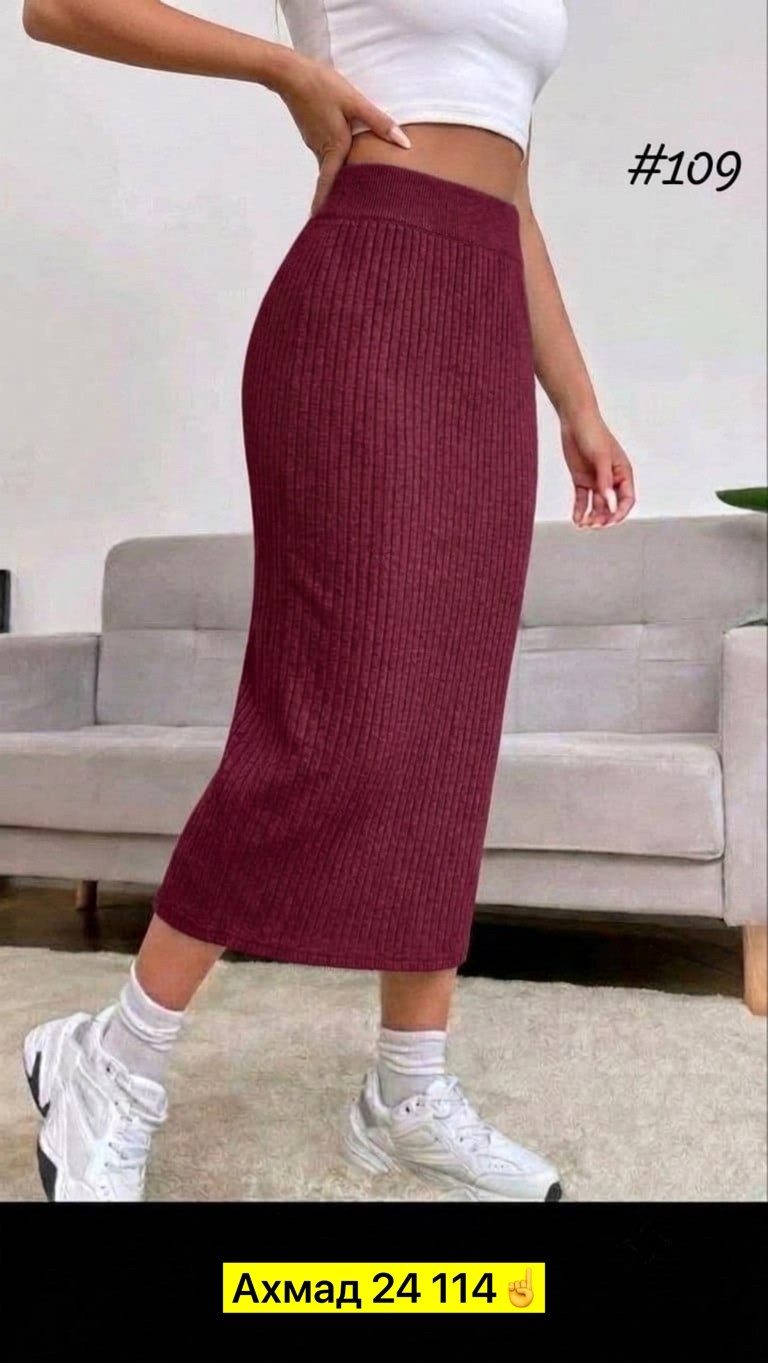 shein ezwear юбка с высокой талией вязаный в рубчик,юбка трикотажная,вязаная юбка,юбка женская,юбка трикотаж