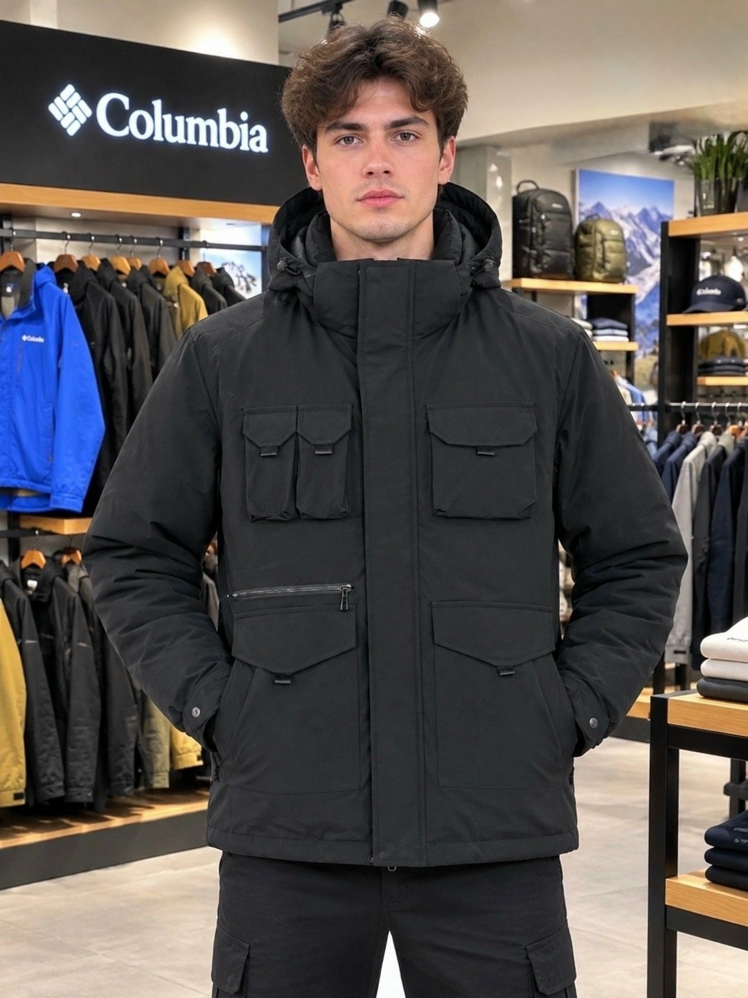 куртка утепленная мужская columbia landroamer parka черный,куртка columbia,куртка утепленная columbia mount tabor,куртка columbia columbia,куртка зимняя columbia