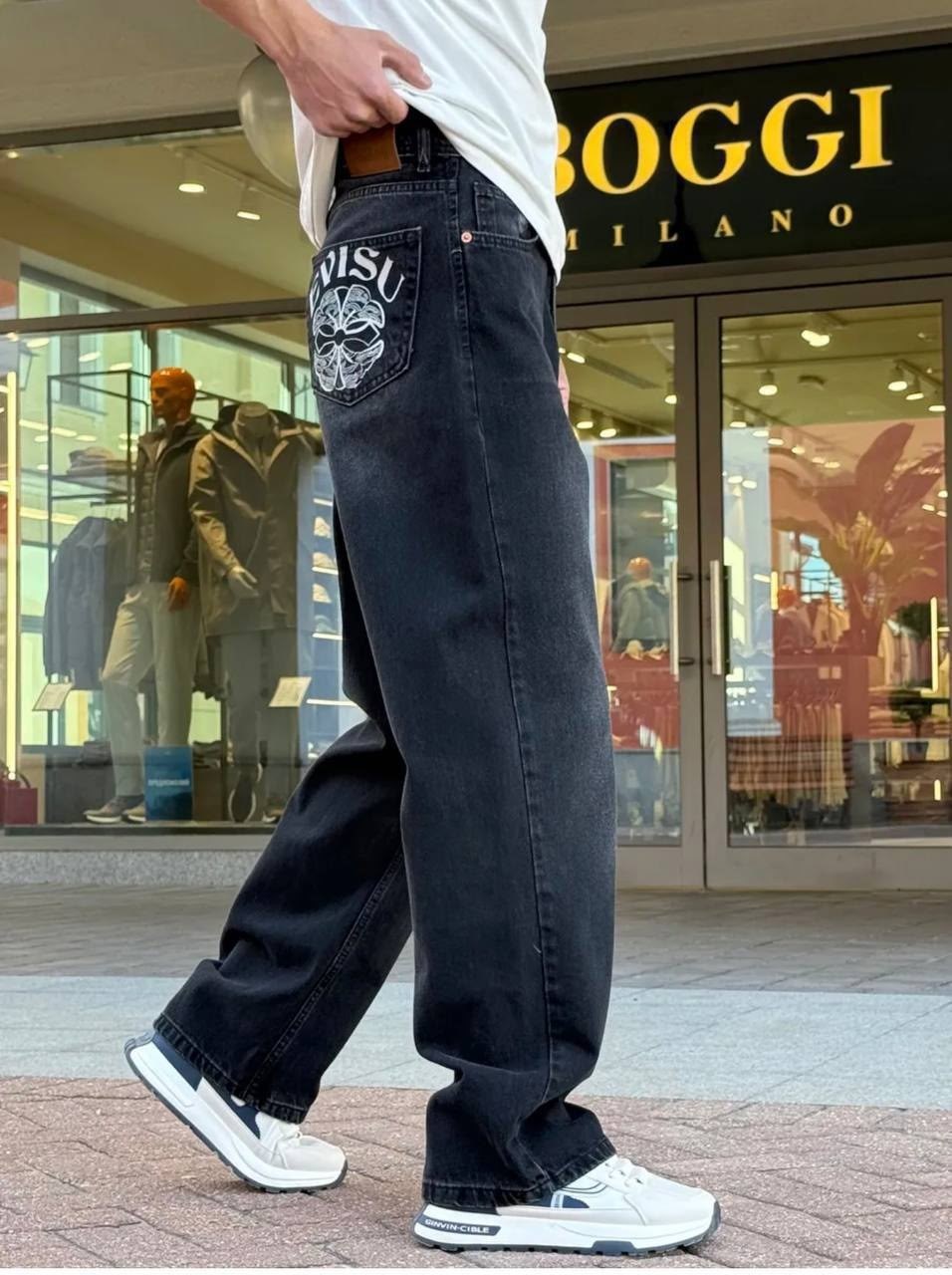джинсы широкие evisu,джинсы широкие,мужские джинсы,джинсы широкие stussy,брюки джинсы