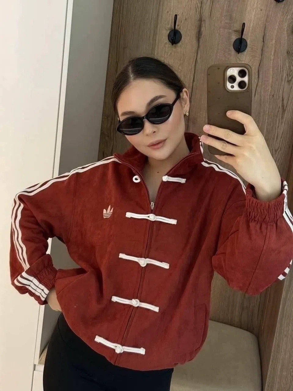 куртка стильная,повседневная куртка,adidas chinese new year jacket,куртка с воротником,куртка в китайском стиле